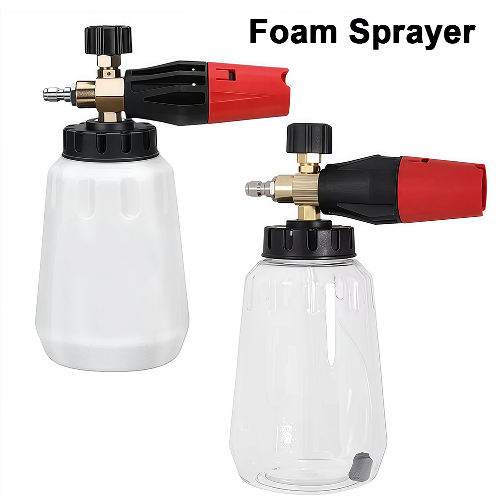 Pressure Washer Foam Gun - ปืนฉีดโฟมแรงดันสูง PA ปรับระดับได้ สำหรับล้างรถ อุปกรณ์ทำความสะอาด สำหรับเครื่องฉีดน้ำแรงดันสูง