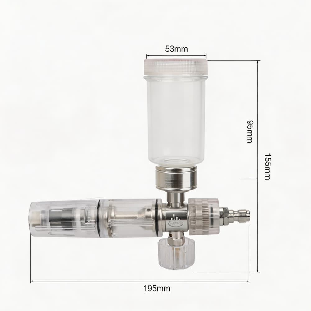 ปืนฉีดโฟมปรับได้ 100 มล. ทนกรด - Pressure Washer Foam Gun บทวิจารณ์และราคา