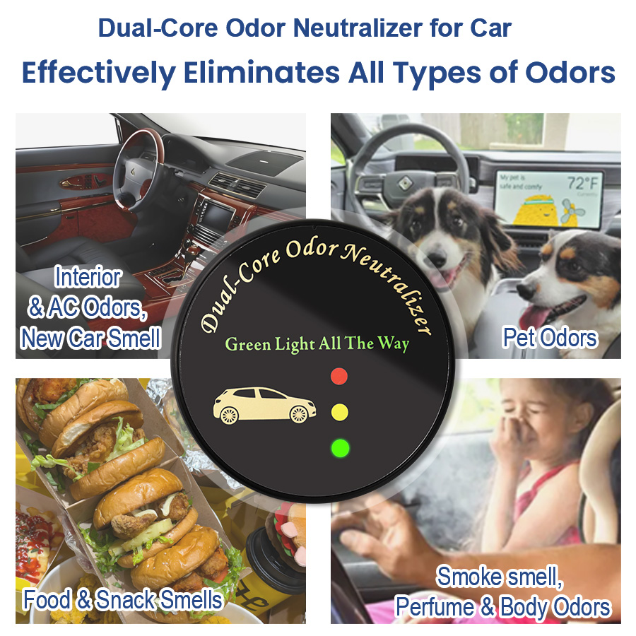 เครื่องฟอกอากาศในรถยนต์, ไม่ต้ - Odor Eliminator Car บทวิจารณ์และราคา