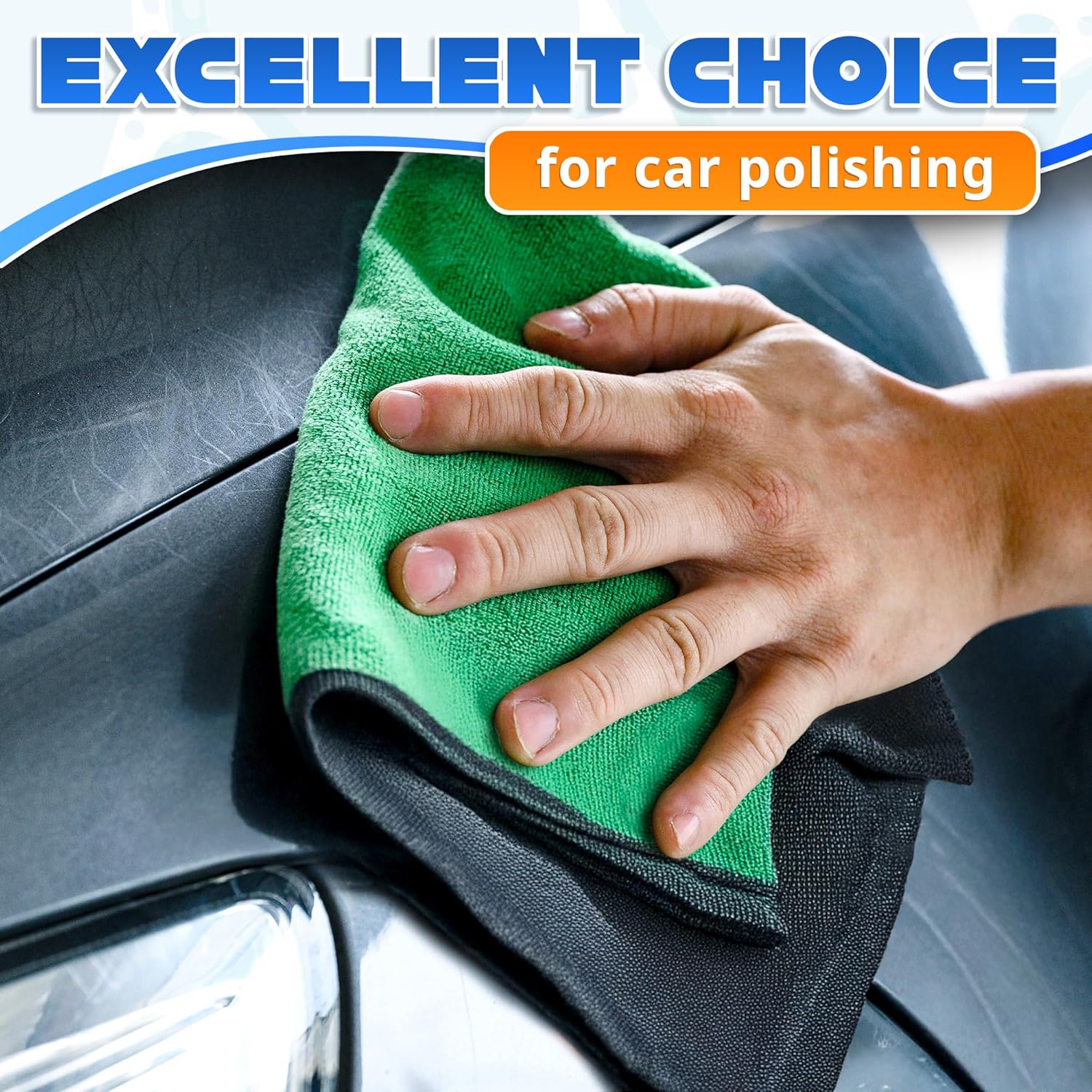ผ้าไมโครไฟเบอร์สำหรับทำความสะอ - Microfiber Towel Detailing บทวิจารณ์และราคา