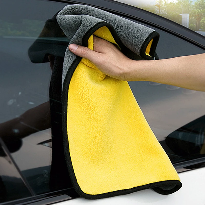 1/5Pcs ล้างรถผ้าเช็ดตัวไมโครไฟ - Microfiber Towel Detailing บทวิจารณ์และราคา